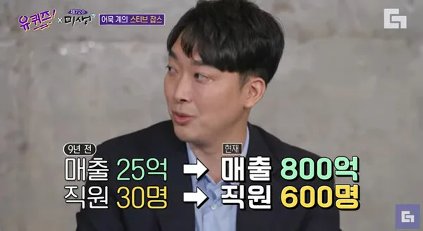 유퀴즈에 출연한 삼진어묵 3대 대표 박용준씨
