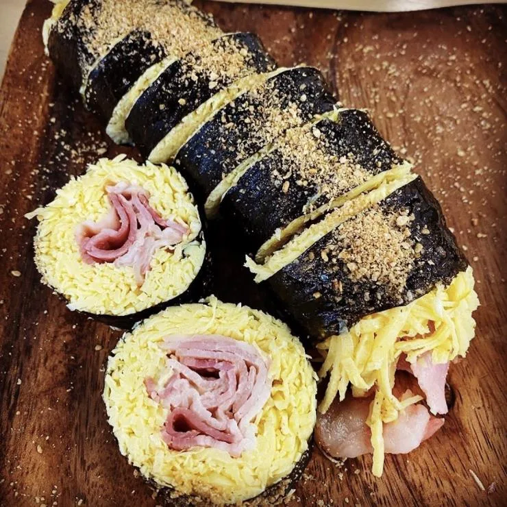 보슬보슬의 베이컨 키토 마요 김밥
