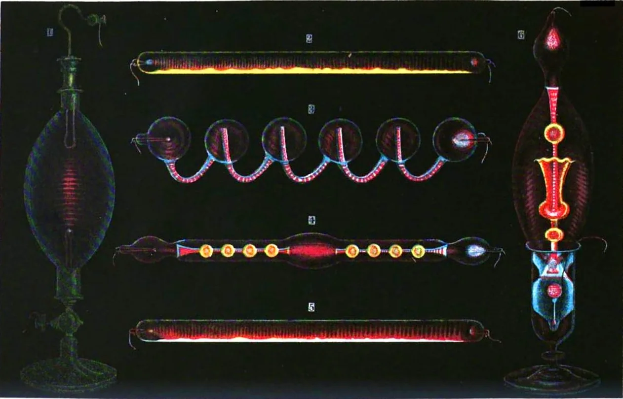 Figure.3 형광등의 전신이라고 볼 수 있는 가이슬러관