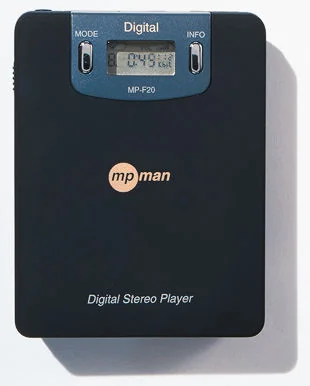 Figure.2 세계최초의 MP3 플레이어, mpman f20