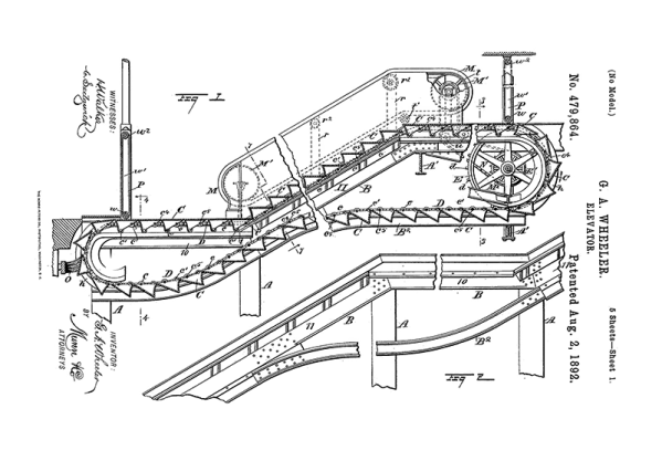 Figure.3 오늘날과 다를 것이 없는 휠러의 에스컬레이터