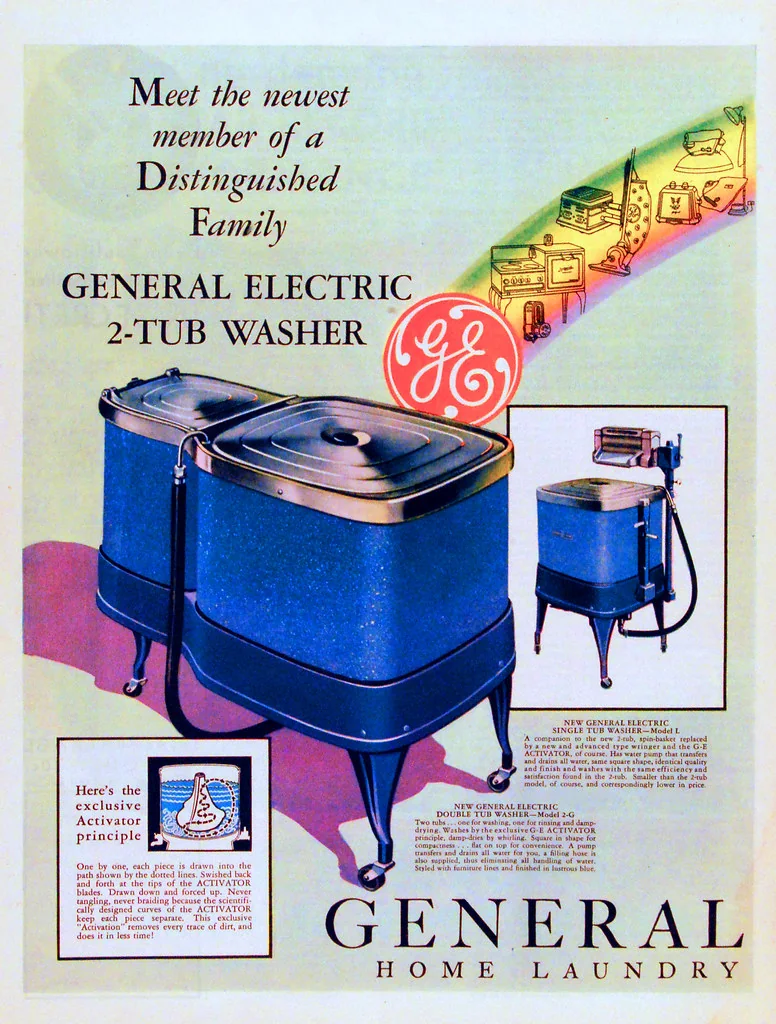 Figure.5 통이 2개! 1931년 2-Tub Washer
