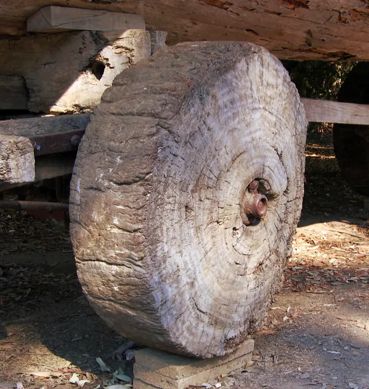 Figure.5 초기 독립 차륜 바퀴